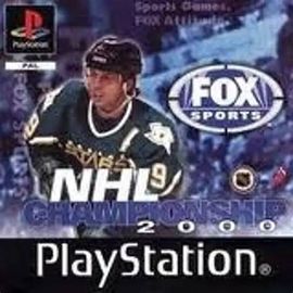 Jeu Ps1 Nhl Championship 2000 Complet PlayStation
