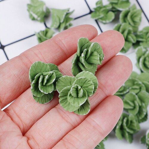 Mini Maison De Poupée Verte, 5 Pièces/Lot, Mini Pâte À Modeler, Légumes En Argile Polymère, Fait À La Main, 1:12
