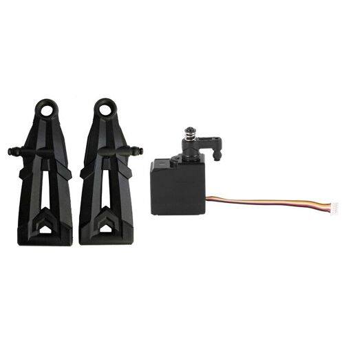 Servomoteur À 5 Fils Avec 2 Pièces De Rechange, Bras Inférieur Avant Sj09, Pour Voiture Xlh Rc 1/16 9130 9136 9137