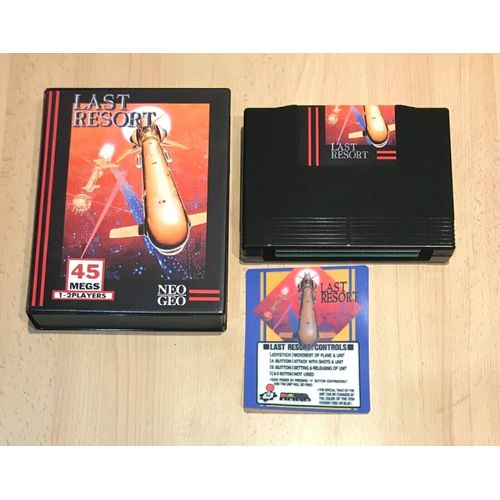 LAST RESORT Neo Geo AES Convert SNK US Version neogeo flying power disk