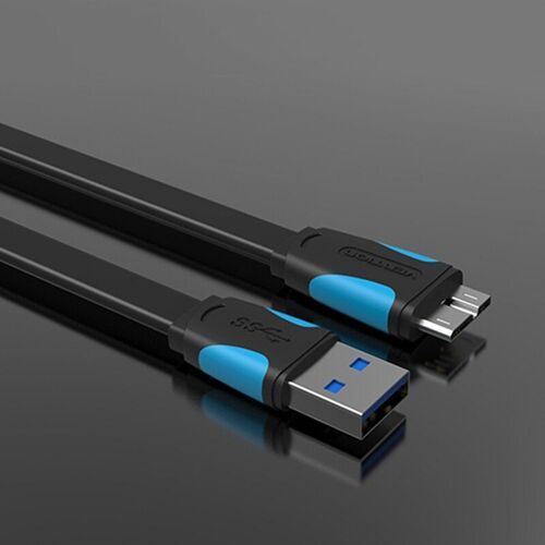 Câble USB 3.0 à 2 couleurs pour transfert de données et transfert de données, charge rapide, compatible avec les disques durs Galaxy Note 3 et Galaxy S5