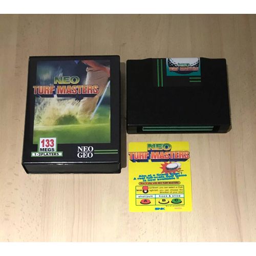 Jeu NEO TURF MASTER Neo Geo AES Convert SNK US Version big tournament Golf