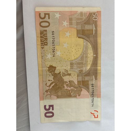 Billet 50€ 2002 Signature Trichet Lettre S