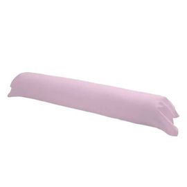 Taie De Traversin - Design Actuel - 45x185cm - 100% Coton - Poudre Lilas - Uni