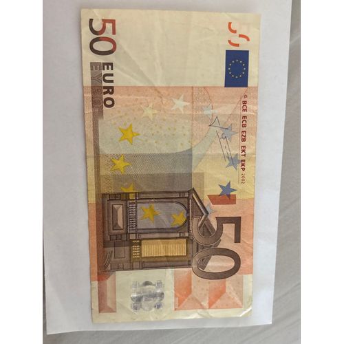 Billet 50€ 2002 Signature X Trichet Rare