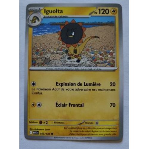 Pokemon Iguolta 053 / 132 Méga Évolution Me01