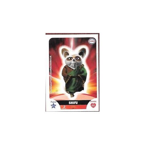 Image Sticker N°62 Shifu - Kung Fu Panda - Collector Cora - 2010 - 8x5,5 Cm