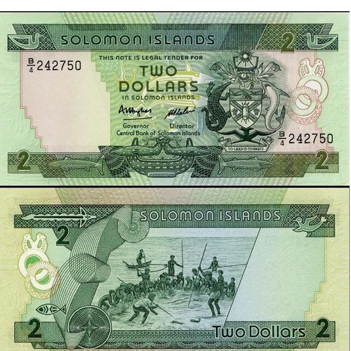 Billet Solomon Islands 2 Dollar