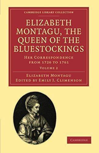 Elizabeth Montagu, The Queen Of The Bluestockings