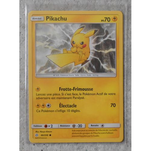 Pikachu 66/236 - Sl12 - Eclipse Cosmique - Vf
