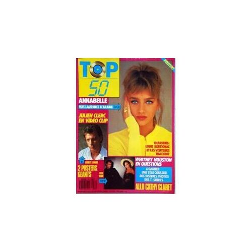 Top 50 076 1987 08 Annabelle Whitney Houston Bertignac + 2 Posters Herbert Leonard Cock Robin
