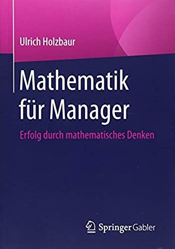 Mathematik Für Manager