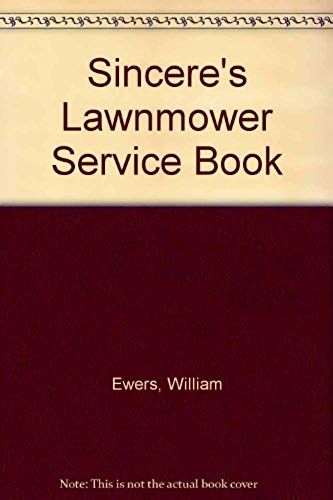 Sincere's Lawnmower Service Book