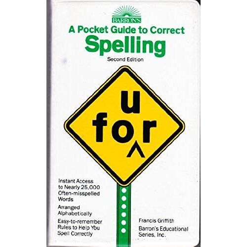 A Pocket Guide To Correct Spelling (Barron's Educational Series)