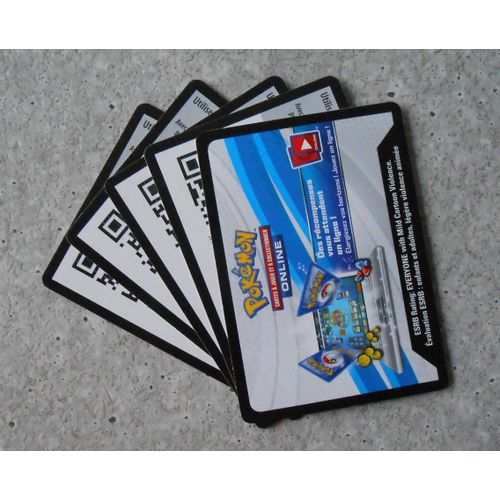 5 Cartes Jcc Code Online Pokemon Sl Harmonie Des Esprits