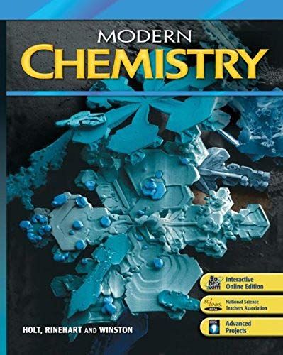 Holt Modern Chemistry Student Edition 2009
