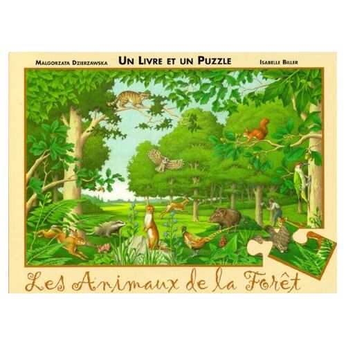 Les Animaux De La Foret - Livre Avec Puzzle