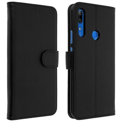 Housse Huawei P Smart Z/Y9 Prime 2019/Honor 9X Étui Porte-carte Support Noir
