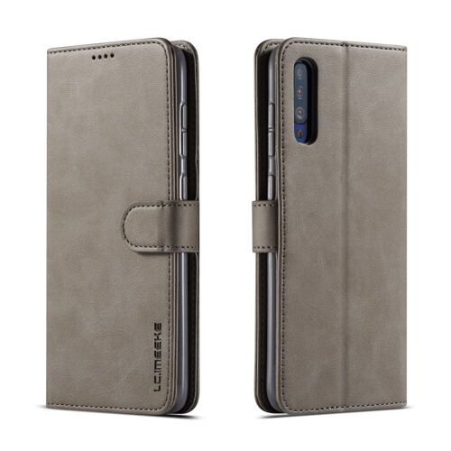Etui Type Portefeuille Pour Galaxy A50/A50s/A30s Gris Gamme Lc.Imeeke