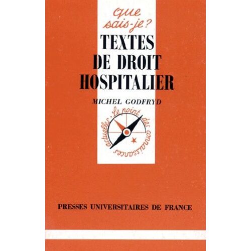 Textes De Droit Hospitalier - 1ère Édition