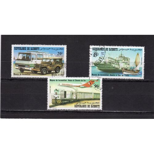 Timbres-Poste De Djibouti (Moyens De Locomotion)