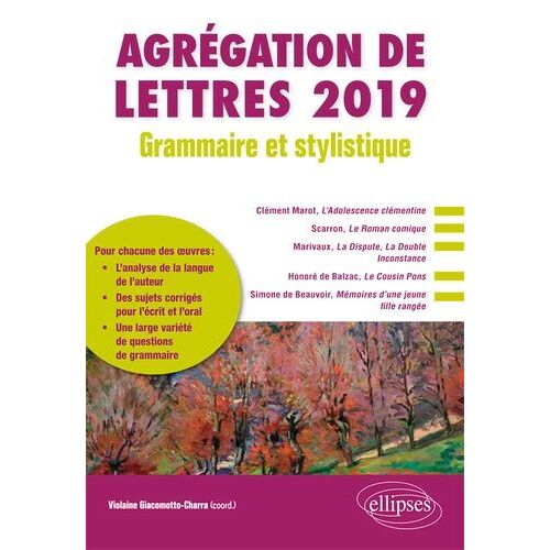 Agrégation De Lettres - Grammaire Et Stylistique - Edition 2019