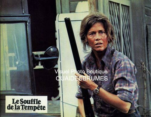 Le Souffle De La Tempête - Comes A Horseman: Photo D'exploitation Cinématographique - Format 21x27 Cm - De Alan J. Pakula Avec James Caan, Jane Fonda, Jason Robards, George Grizzard - 1978