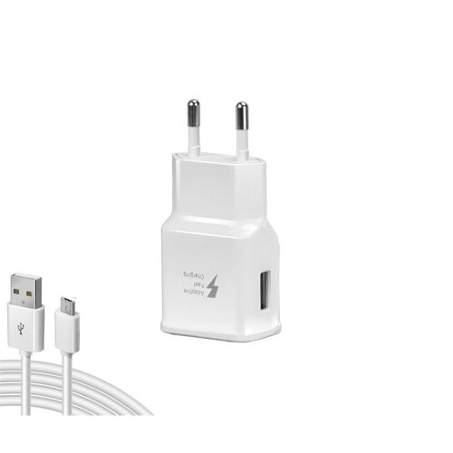 Kaeesi® -Chargeur Secteur Rapide Compatible Xiaomi Redmi 5a /5/4x /Note 4 /Note 5 + Câble Micro Usb