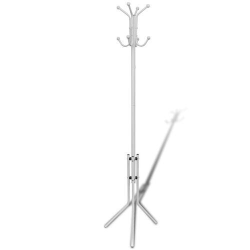 Portemanteau sur pied métal blanc DEC024179