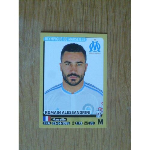 Image N°229 Panini Foot 2015-16 -Romain Alessandrini- Marseille-