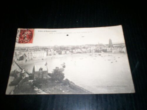 Carte Postale Ancienne Côte D'émeraude Saint Servan Le Port Solidor