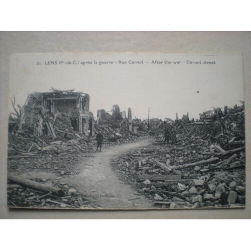 Lens (62) - Après La Guerre - Rue Carnot