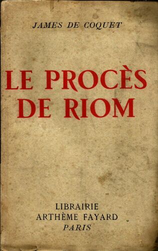 Le Proces De Riom