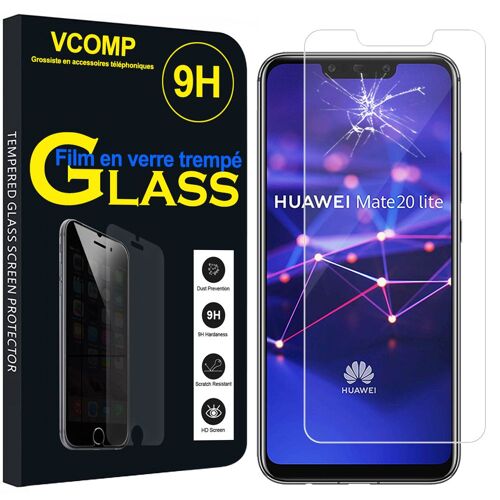 1 Film Verre Trempé Pour Huawei Mate 20 Lite 6.3" Protection D'écran
