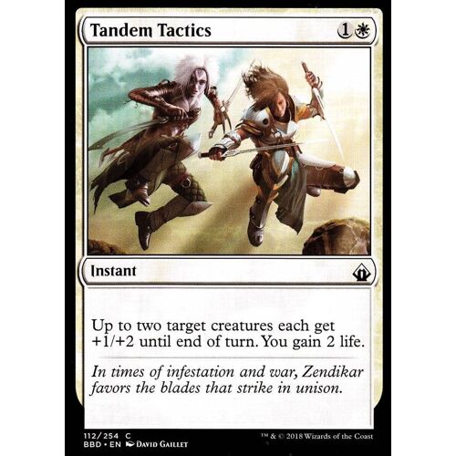 Tandem Tactics - Mtg - Battlebond Vo - C - 112/254
