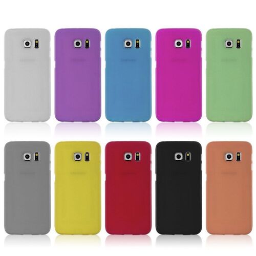 Lot 6 Coques Samsung Galaxy S6 Edge Plus Mix Couleurs Ultra-Fine Silicone Souple (Tpu)
