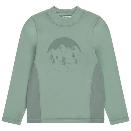 Sous-Pull À Col Cheminée Print Ski Pour Garçon - Kaki
