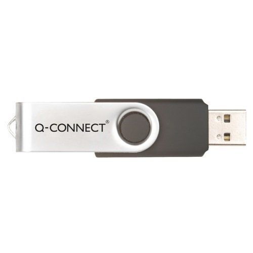 Q-Connect QCONFD8GBEVO Clé USB Blanc 8 Go