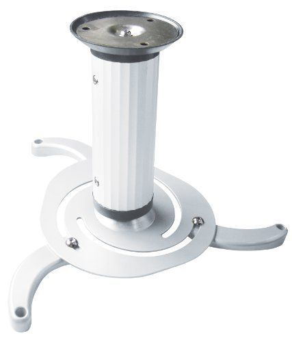 My Wall H16-2WL Support de plafond pour projecteur charge max. 32 kg, écart plafond/support 145-210mm Blanc