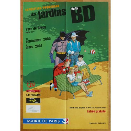 Affiche André Juillard "Les Jardins De La Bd" - 2000
