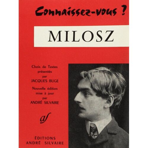 Connaissez Vous ? Milosz