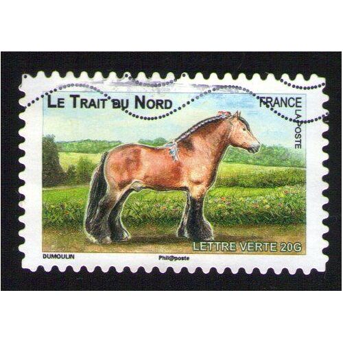 France Oblitéré Used Stamp Horse Cheval Le Trait Du Nord 2013 Y&t 816