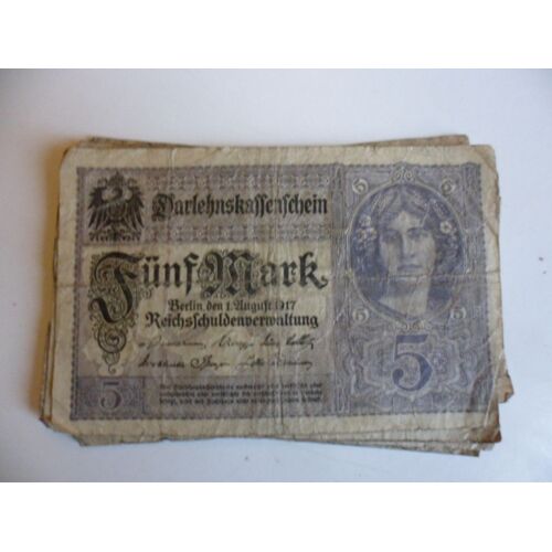 Allemagne 5 Mark 1917