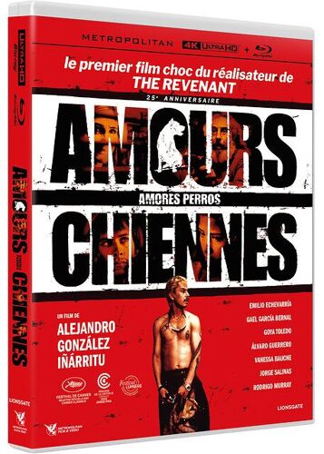 Amours Chiennes - Édition Collector Limitée 25ème Anniversaire - 4k Ultra Hd + Blu-Ray