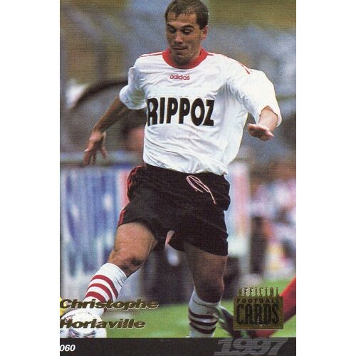 Carte Panini Official Football Cards 1997 Christophe Horlaville N°60 Guingamp