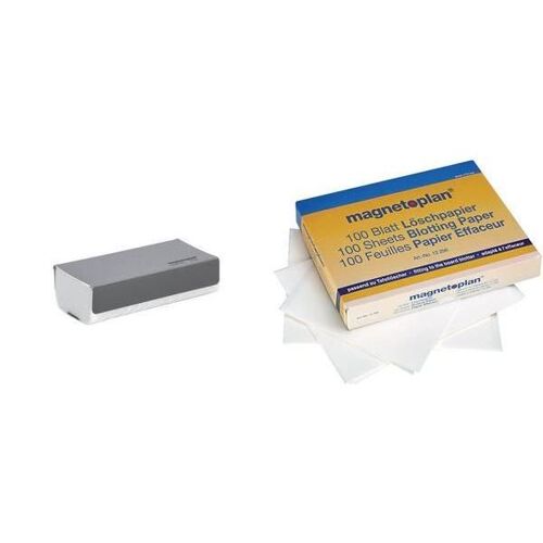 Magnetoplan Papier Effaceur Pour Effaceur De Tableau Gris