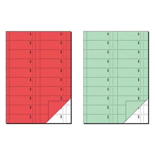 Sigel Carnet De Bons "Bonbuch" Format A4, 1000 Coupons