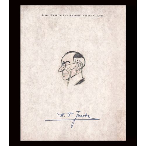 Les Carnets D'edgar P. Jacobs (Blake & Mortimer) (Carnet De Croquis Préparatoires Inédits Des Albums De Blake & Mortimer) Dargaud / Lombard - Hors-Commerce 2013