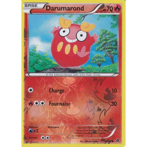 Carte Pokemon - Darumarond - 20/98 - Reverse - Pouvoirs Emergents -