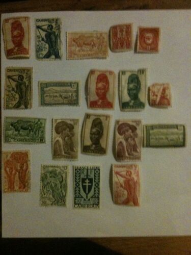 Lot De 19 Timbres Divers Cameroun Rf